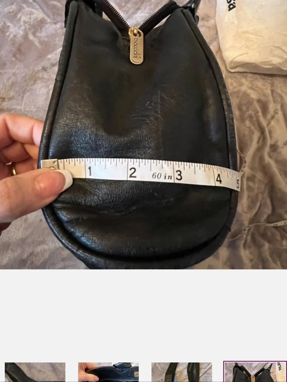 Braccialini black bag